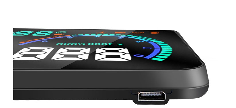 Affichage Tête Haute HUD i9 – Écran 5.5" pour Voiture OBD2