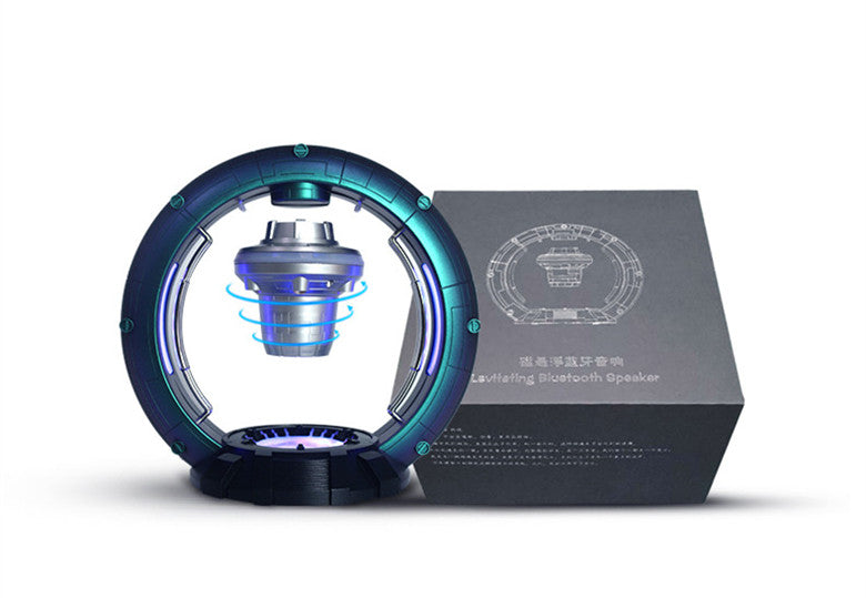 Enceinte Bluetooth Vaisseau UFO à Lévitation Magnétique avec Lumière Respirante