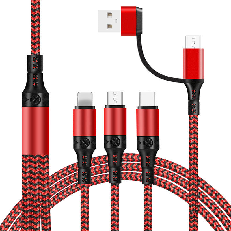 Câble 5-en-1 USB-C Charge Rapide 3A – Tressé | 1,2m