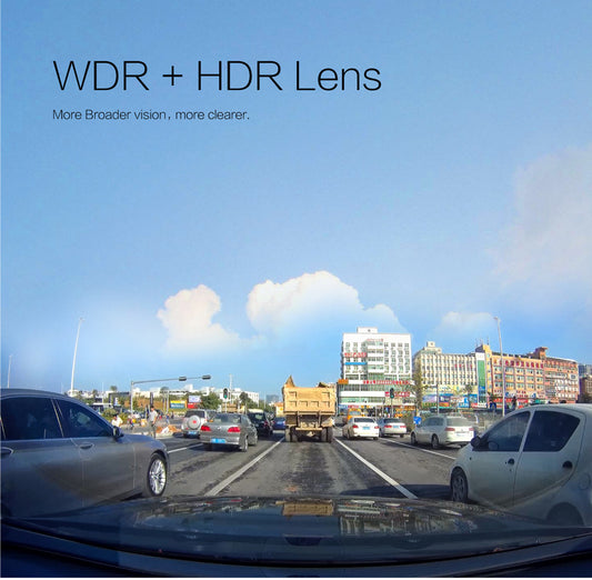 Dashcam Full HD 1080p – Vision Nocturne, Grand Angle 170°, Enregistrement 24H