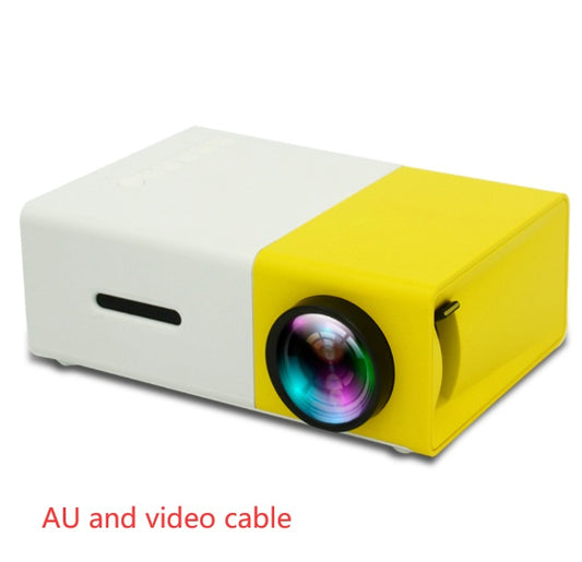 Mini Projecteur Portable YG300 – LED HD 1080P, HDMI, USB, Cinéma Maison