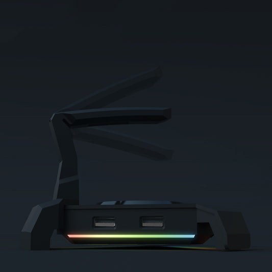 Hub USB 4 Ports avec Éclairage RGB – Dock Universel PC & Laptop