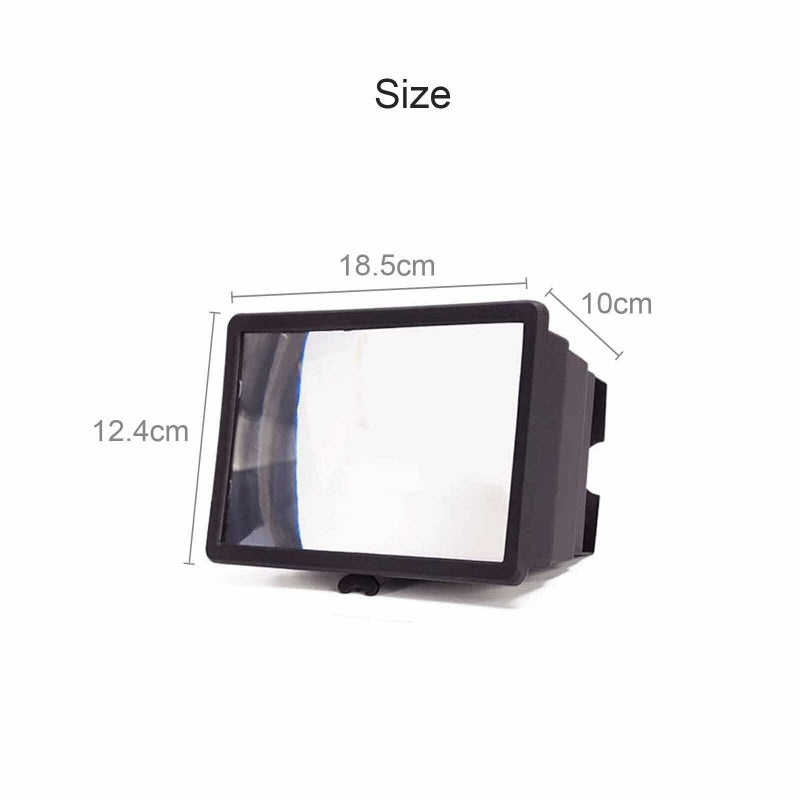 Loupe Amplificateur d'Écran Smartphone 3D HD – Grossissement x3, Pliable & Sans Électricité