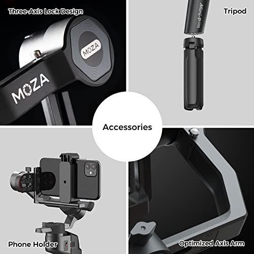 MOZA Mini-P Gimbal 3 Axes Pliable – Smartphone, Caméra & Action Cam, 16h Autonomie