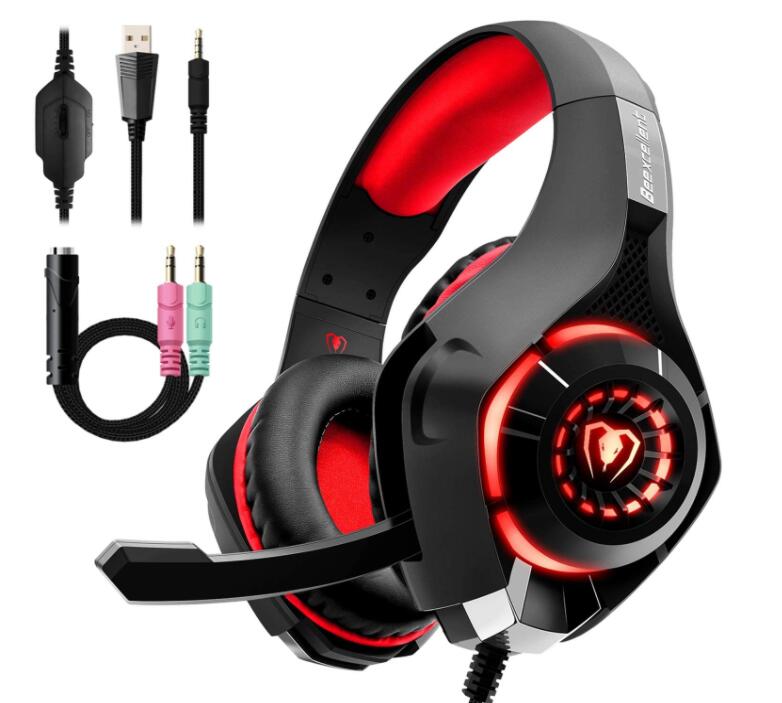 Casque Gaming Beexcellent GM-1 – Son Surround, LED & Micro – PS4, PC, Mobile