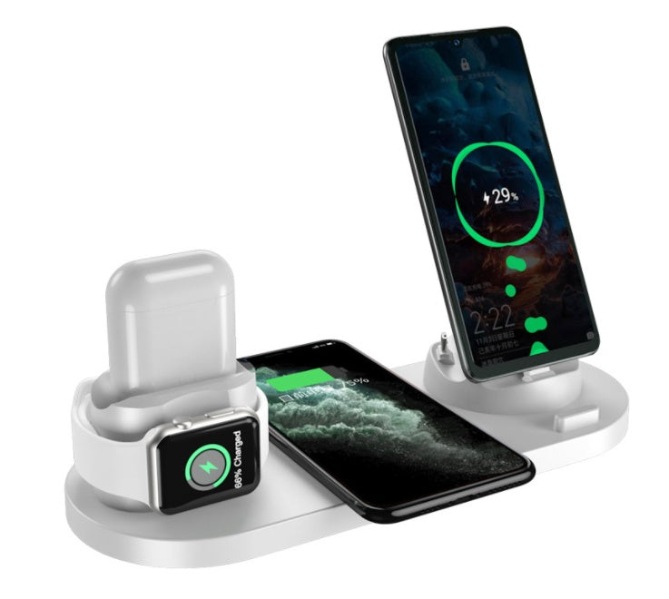 Station de Charge Sans Fil 6-en-1 – Dock Multi-Appareils Universel | nexzo