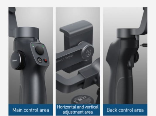 Stabilisateur universel pour smartphone – Support à main ergonomique gris