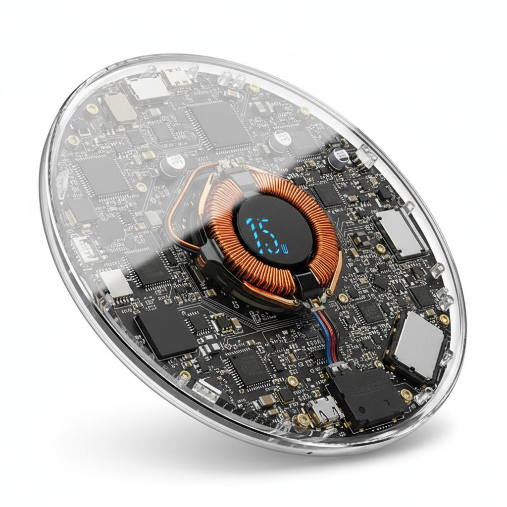 Baseus 15W Wireless Charger — Transparent