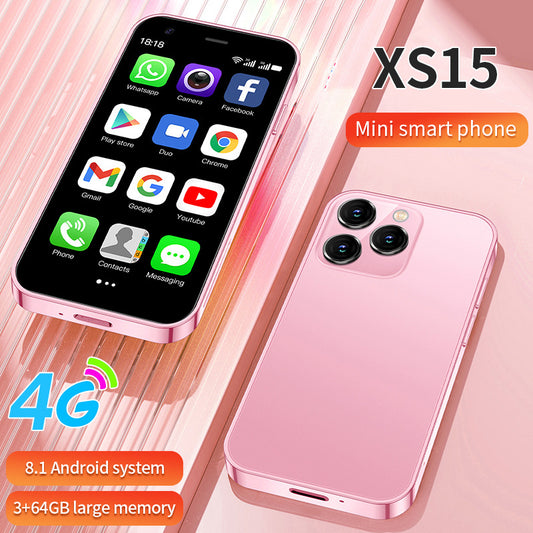 Smartphone Android Compact XS15 — Écran 3,5", 2Go RAM, 20MP, 2600mAh