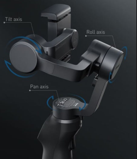 Stabilisateur universel pour smartphone – Support à main ergonomique gris