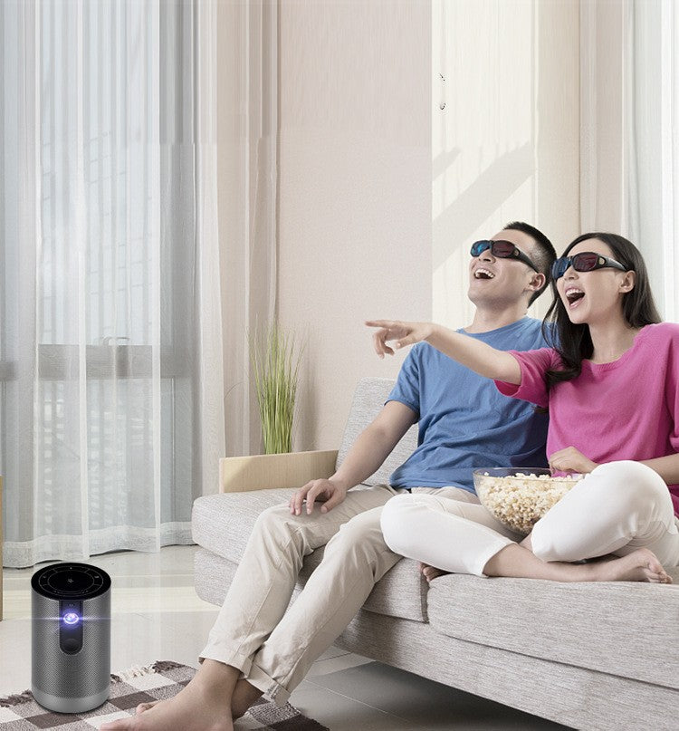 Vidéoprojecteur Portable DLP Android – 200 ANSI, Wi-Fi, Bluetooth, Batterie 8000 mAh