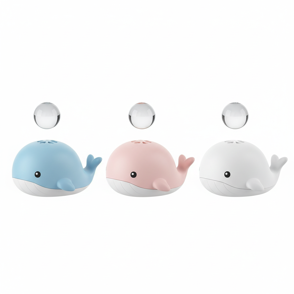 Ventilateur mini ballon flottant rechargeable USB — 3 coloris bleu rose blanc — nexzo