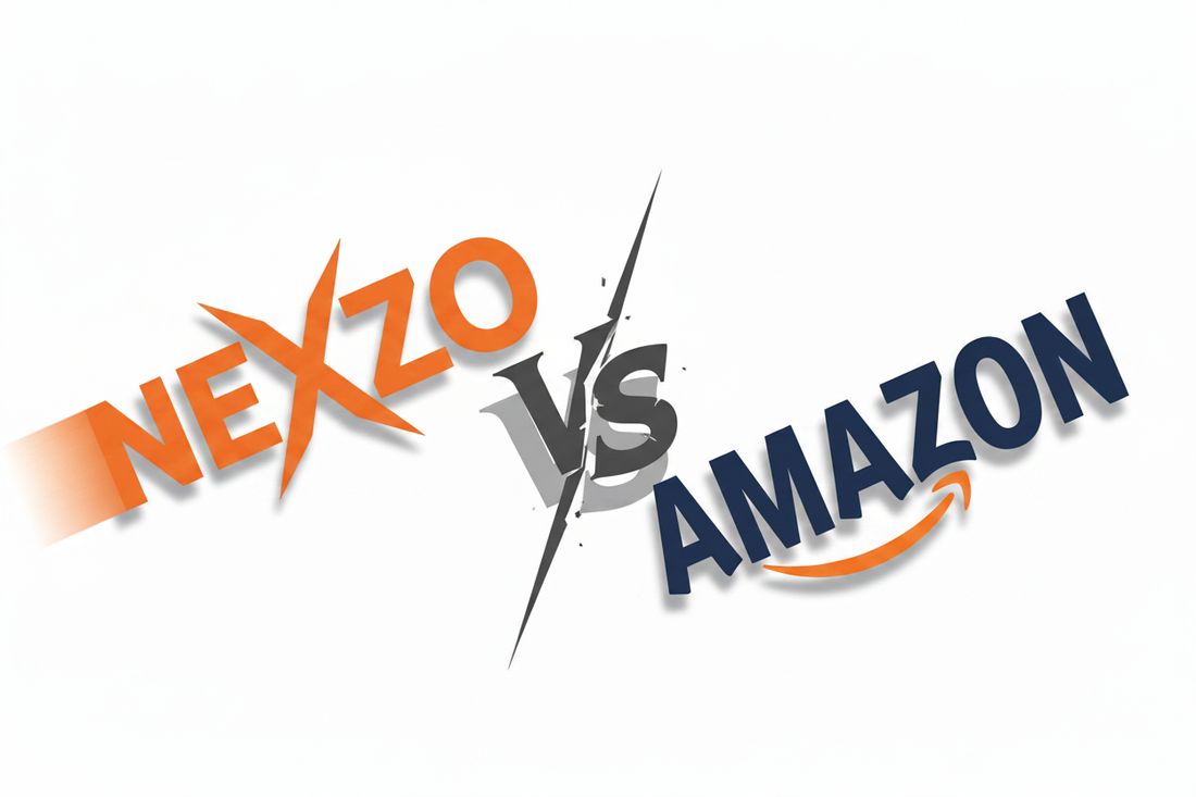 nexzo vs Amazon — comparatif honnête des prix tech | nexzo.ch
