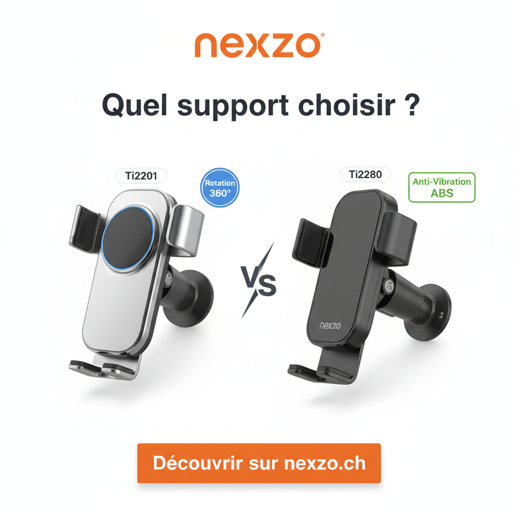 🚗 Ti2201 vs Ti2280 : Quel support téléphone Techancy choisir pour votre voiture ?