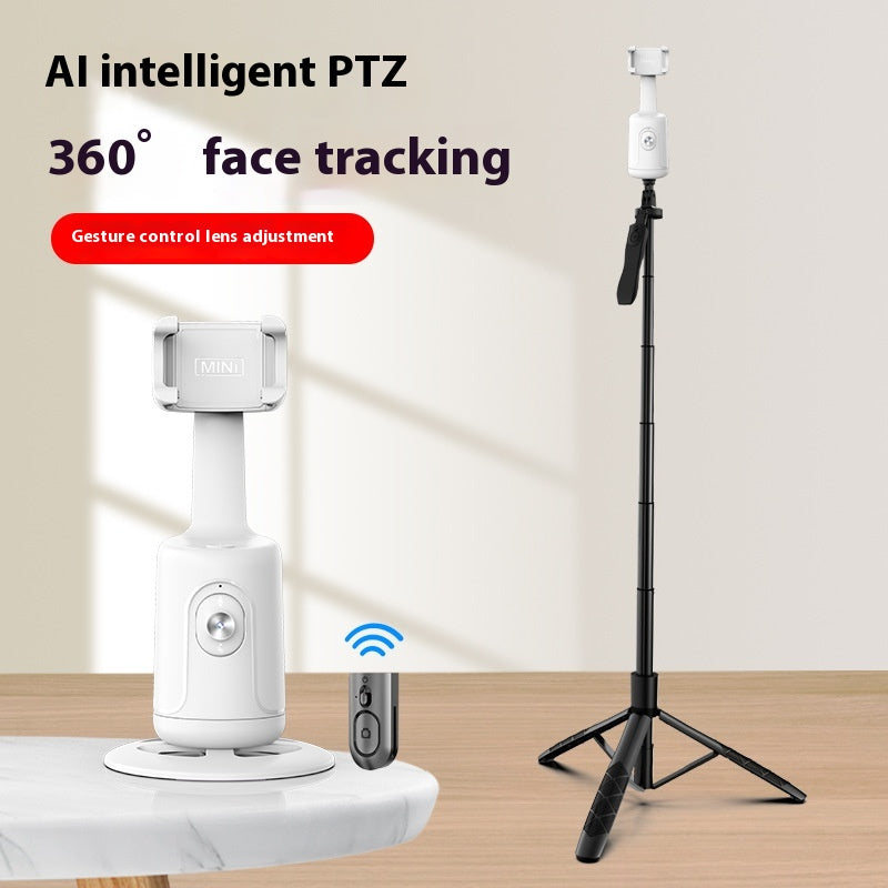 Support Tracking IA 360° – Suivi de Visage Automatique pour Smartphone, Vlog & Live