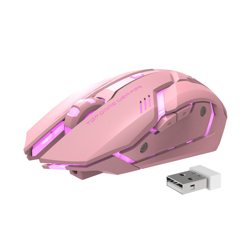 Souris Gaming Sans Fil Silencieuse Ergonomique