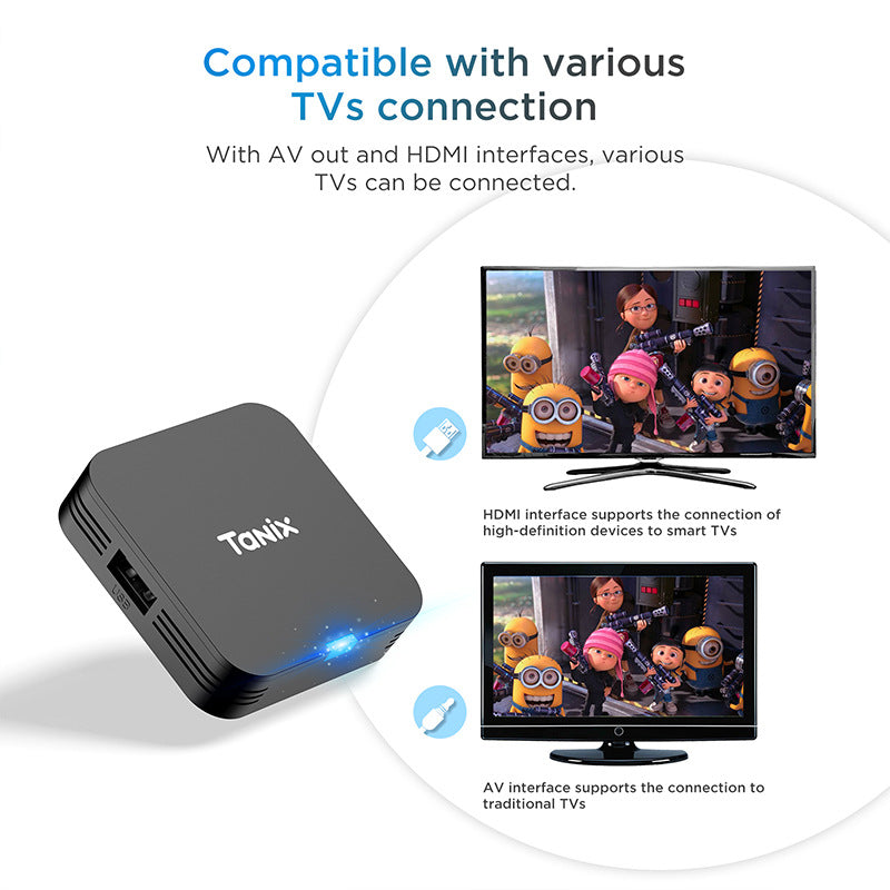 Boîtier TV Android TX1 H313 – 4K Ultra HD
