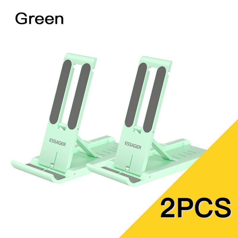 Support Bureau Smartphone & Tablette Pliable – 6 Angles Réglables, Universel jusqu'à 12"