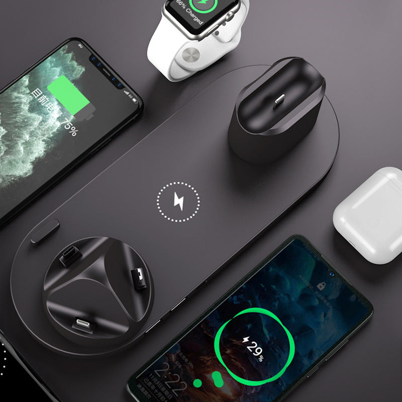 Station de Charge Sans Fil 6-en-1 – Dock Multi-Appareils Universel | nexzo
