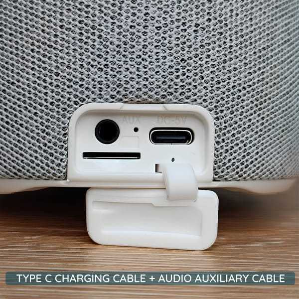 Lampe Méduse LED 3-en-1 avec Enceinte Bluetooth 5.2 — Veilleuse Ambiance 10W