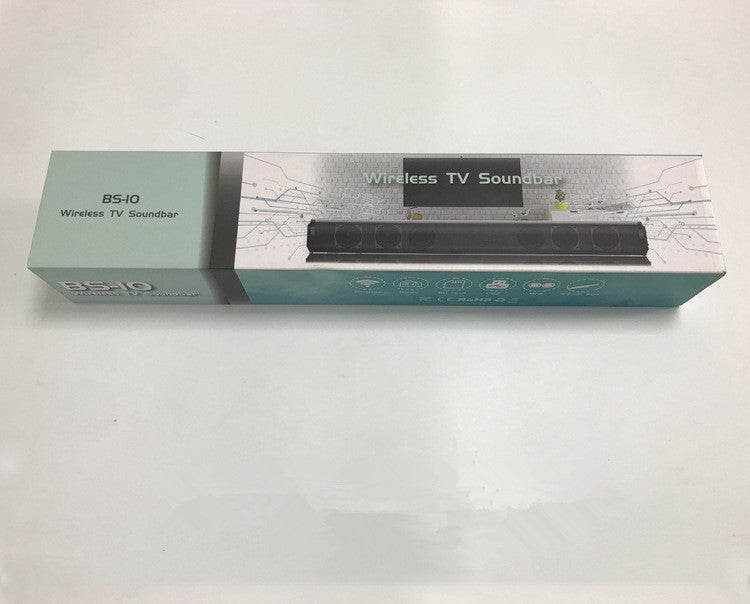 Barre de Son Bluetooth 5.0 Home Cinéma — 4 Haut-parleurs, Télécommande & Radio FM