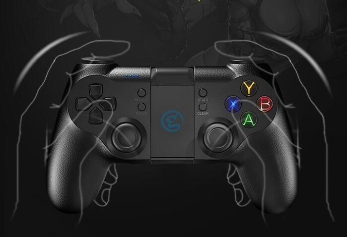 Manette de jeu T1 rechargeable avec vibration – Compatible Android, iOS, PC & PS3