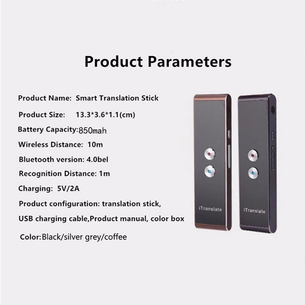 Traducteur Vocal Bluetooth – 40+ Langues | iTranslate