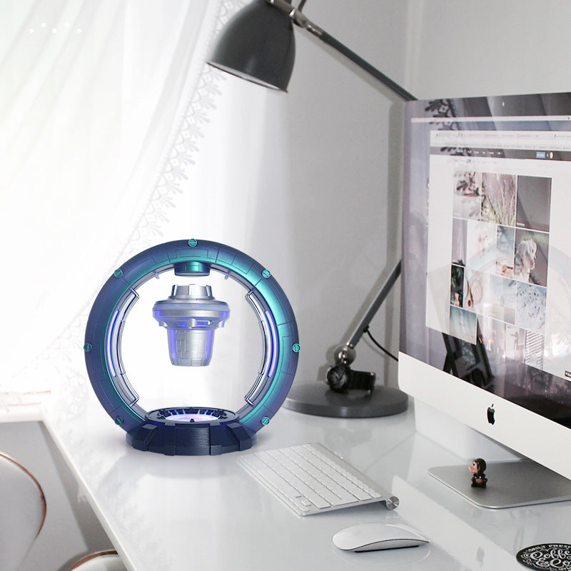 Enceinte Bluetooth Vaisseau UFO à Lévitation Magnétique avec Lumière Respirante