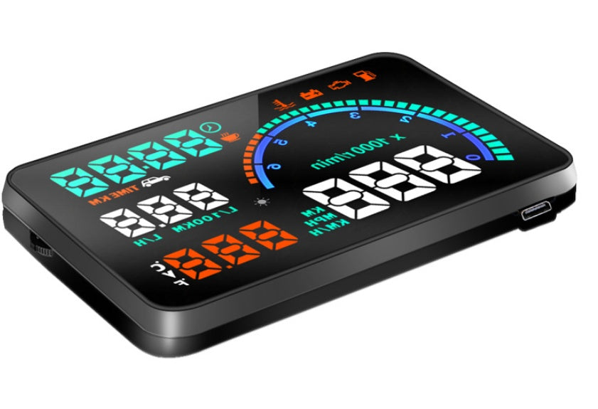 Affichage Tête Haute HUD i9 – Écran 5.5" pour Voiture OBD2