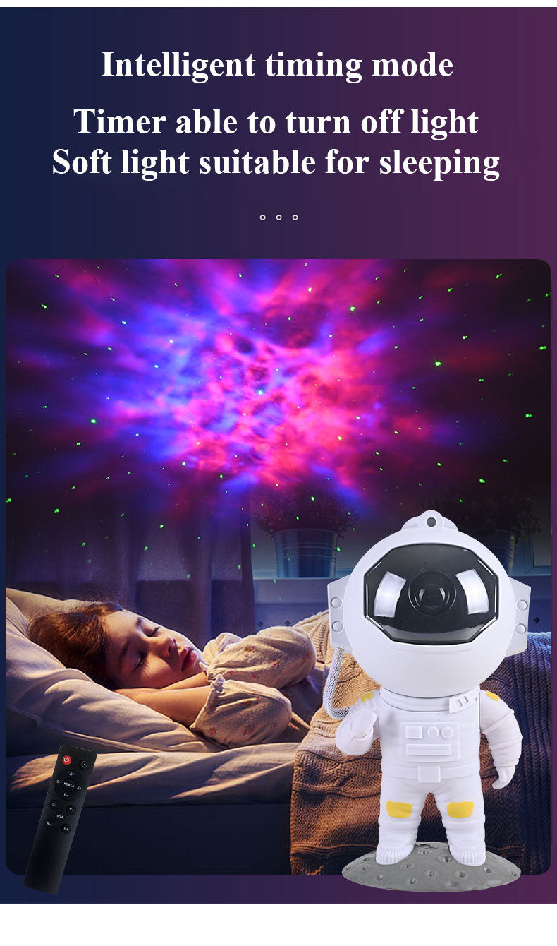 Projecteur Galaxy Astronaute – Veilleuse Étoilée & Décoration Chambre