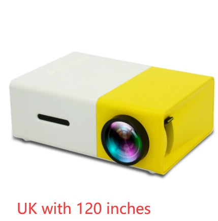 Mini Projecteur Portable YG300 – LED HD 1080P, HDMI, USB, Cinéma Maison