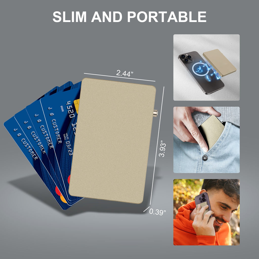 Porte-Carte Aluminium Pop-Up Slim RFID