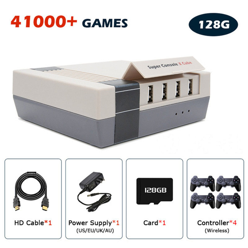 Super Console X Cube — Console Rétro Android | Jusqu'à 256 Go | 4 Joueurs