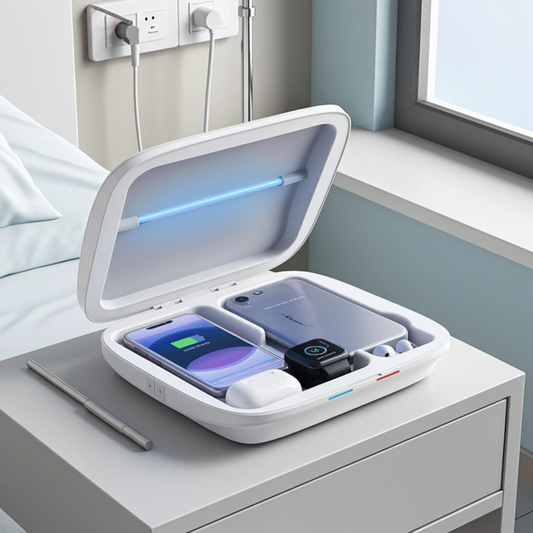 Boîte de Désinfection UV-C — Stérilisation 99,9%, Télécommande & USB | Sans Chimique