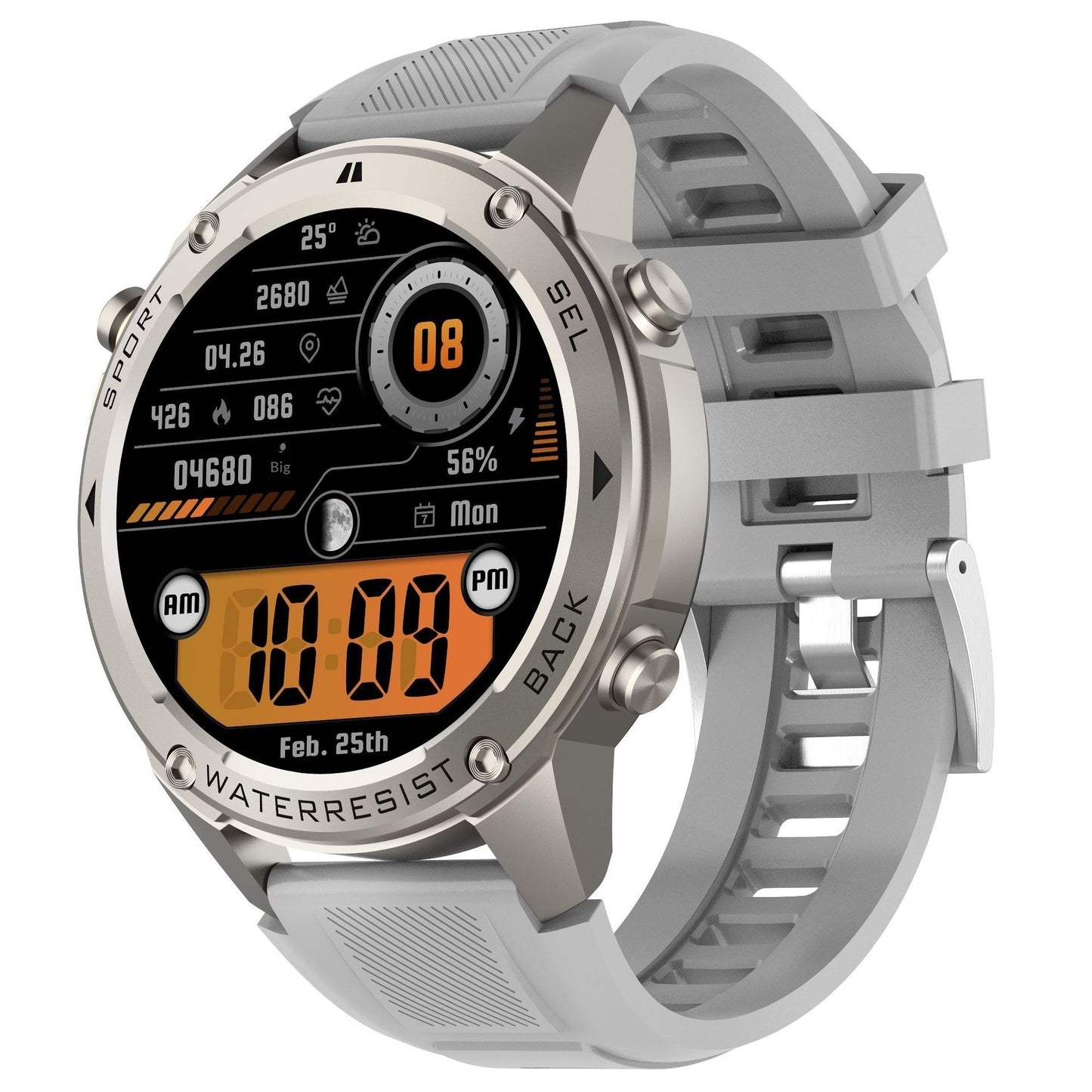 Smartwatch AMOLED GPS – Étanche, Appels Bluetooth & Suivi Santé | nexzo