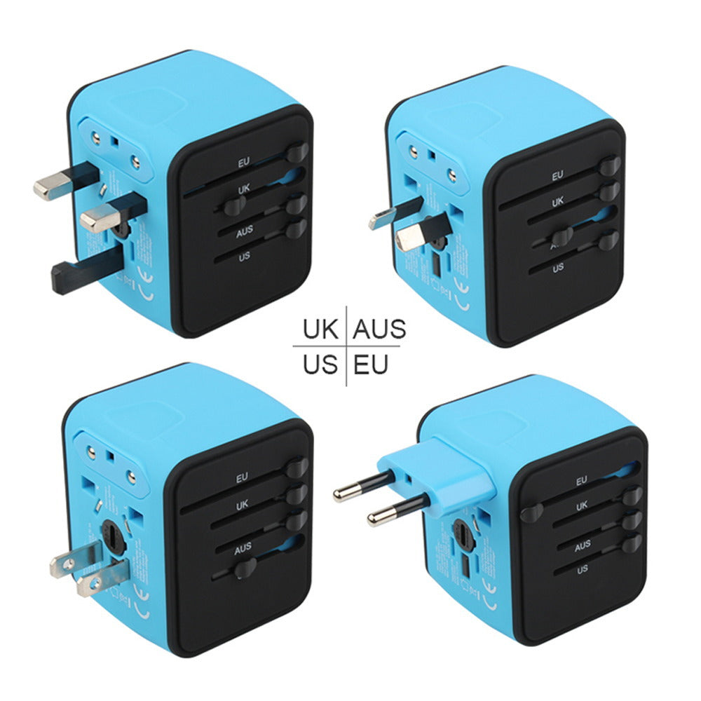 Station de Charge Voyage 4 Ports USB – Adaptateur Universel Multinational 18W