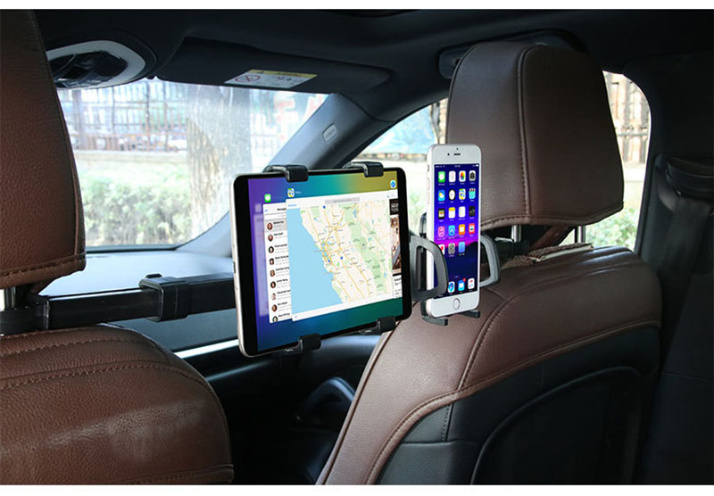 Support Tablette & Téléphone Universel pour Siège Arrière de Voiture