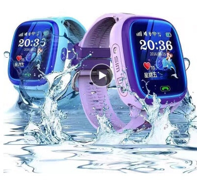 Montre Connectée Enfant DF25 – Appel SOS, GPS, Écran Tactile