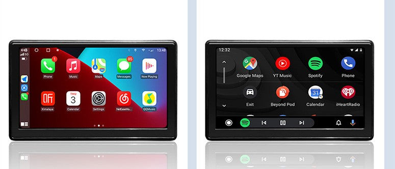 Écran Voiture Portable 7" IPS – CarPlay & Android Auto Sans Fil
