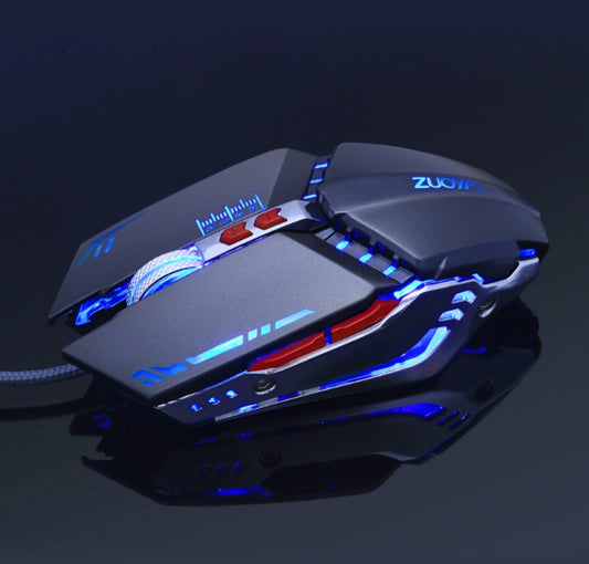 Souris Gaming Filaire Silencieuse – 6 Boutons, 3200 DPI, Plug & Play