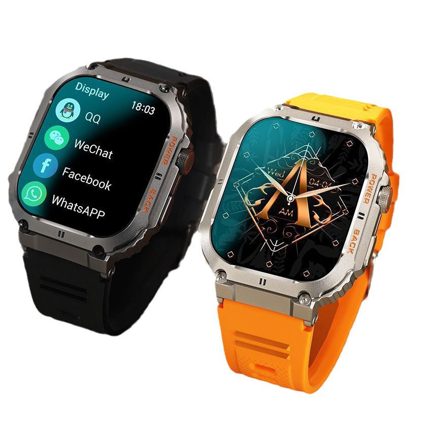 Montre Connectée K57 Pro – Appels Bluetooth | Écran TFT | Noir & Orange