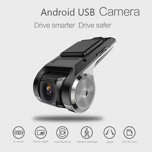 Dashcam USB Full HD 1080p – WiFi, GPS & Détection de Mouvement