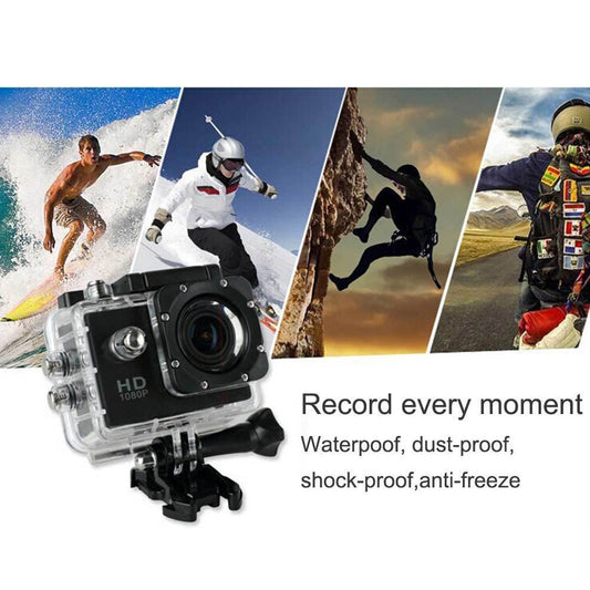 Caméra Sport HD 1080P Waterproof — Grand Angle 140° | 8 Coloris