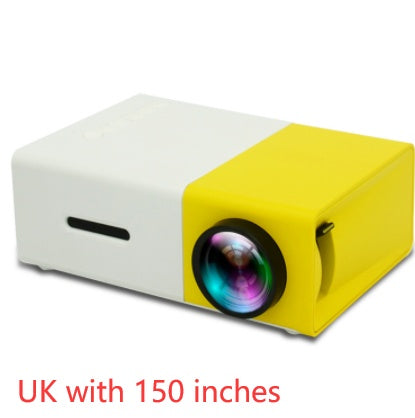 Mini Projecteur Portable YG300 – LED HD 1080P, HDMI, USB, Cinéma Maison