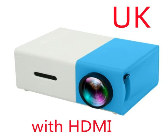 Mini Projecteur Portable YG300 – LED HD 1080P, HDMI, USB, Cinéma Maison
