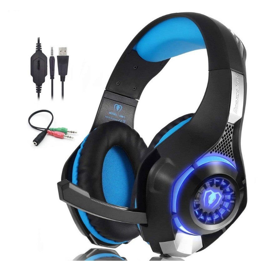 Casque Gaming Beexcellent GM-1 – Son Surround, LED & Micro – PS4, PC, Mobile