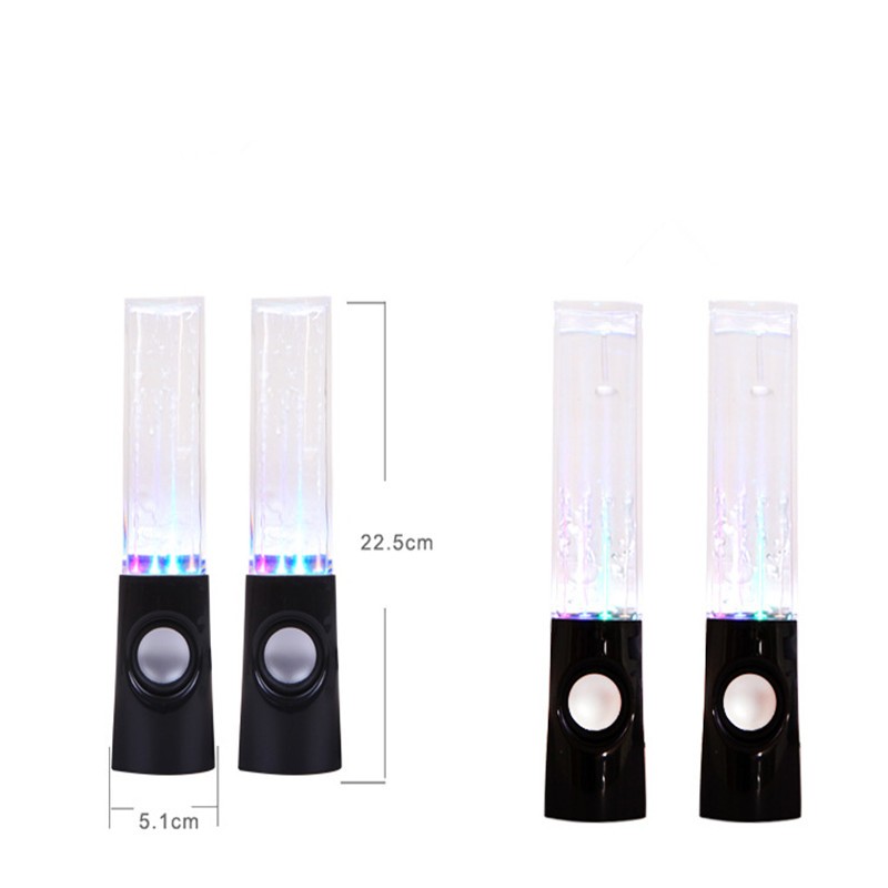 Enceinte Dancing Water Speaker – Fontaine LED Musicale USB