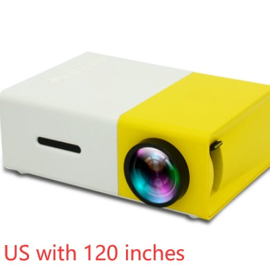 Mini Projecteur Portable YG300 – LED HD 1080P, HDMI, USB, Cinéma Maison
