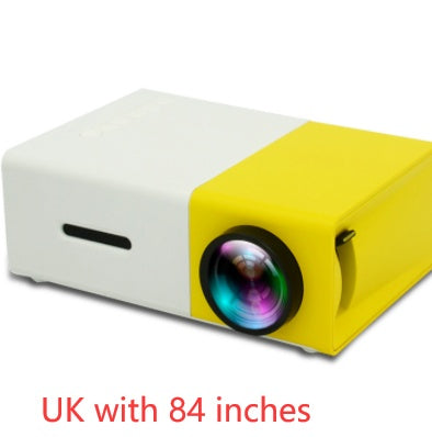 Mini Projecteur Portable YG300 – LED HD 1080P, HDMI, USB, Cinéma Maison