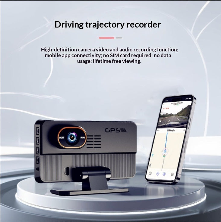 HUD Affichage Tête Haute 5" – Dashcam, Alertes Sécurité, Radar 360° & Connexion Smartphone